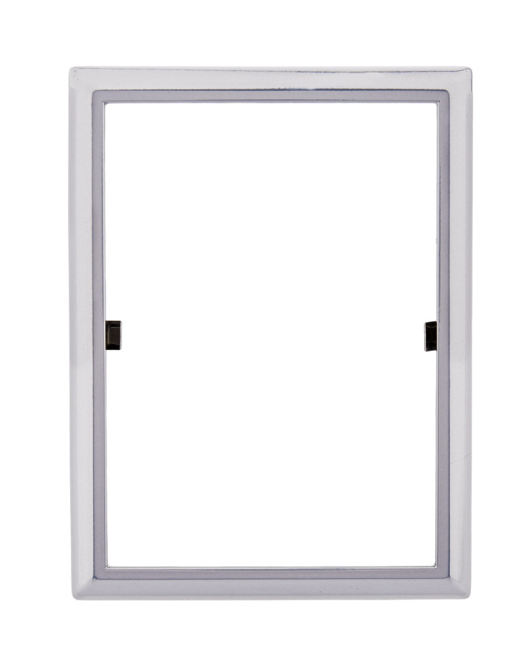 Frame 18 x 24 cm rectangular nickel