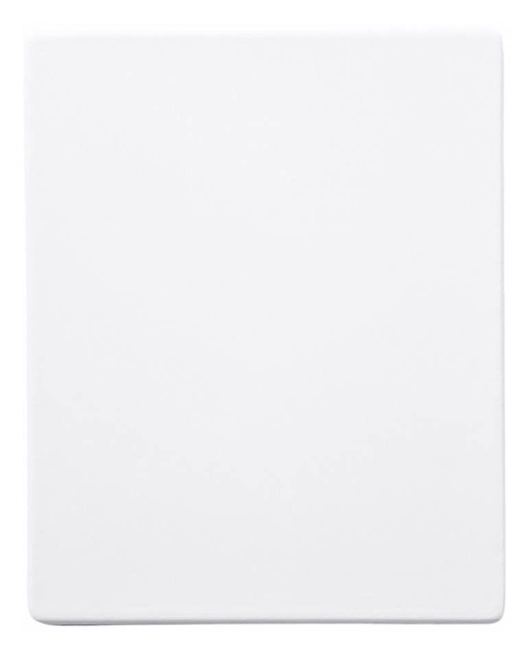 Porcelain tile rectangular various sizes, white color