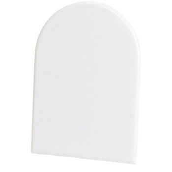 Porcelain tile dome - shaped varius sizes, white color