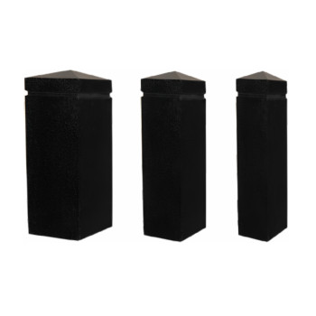 Black granite Shanxi column - with head