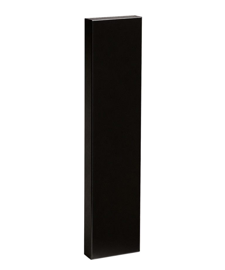 Granite Flat Shanxi A', thick 2 cm Black 1 polished bullnose edge