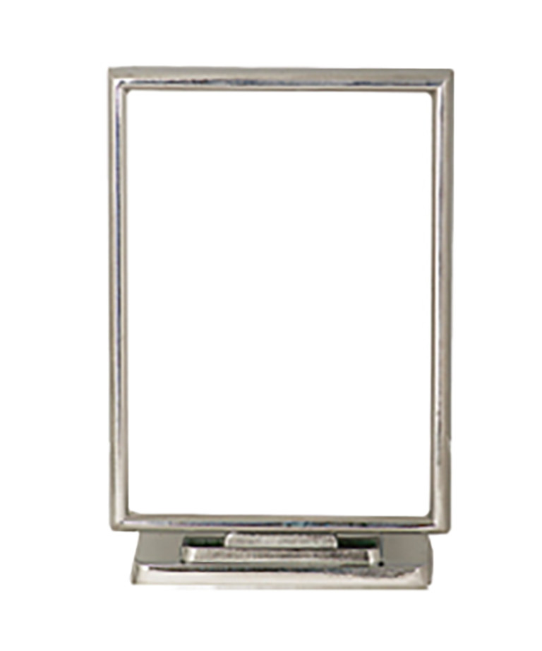 INOX frame with support for rectangular porcelain tile 9