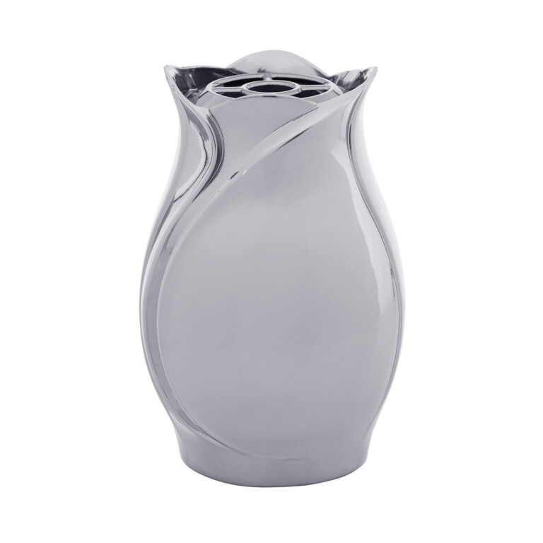 Tulip vase nickel without lid