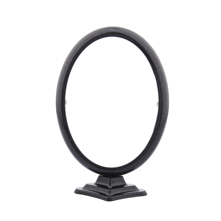 Frame 13 x 18 cm oval with black base