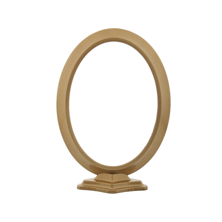 Frame 13 x 18 cm oval with new bronze base