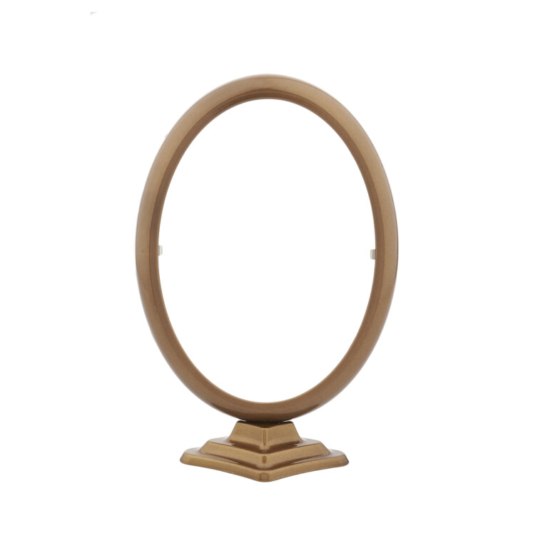 Frame 13 x 18 cm oval with aged base
