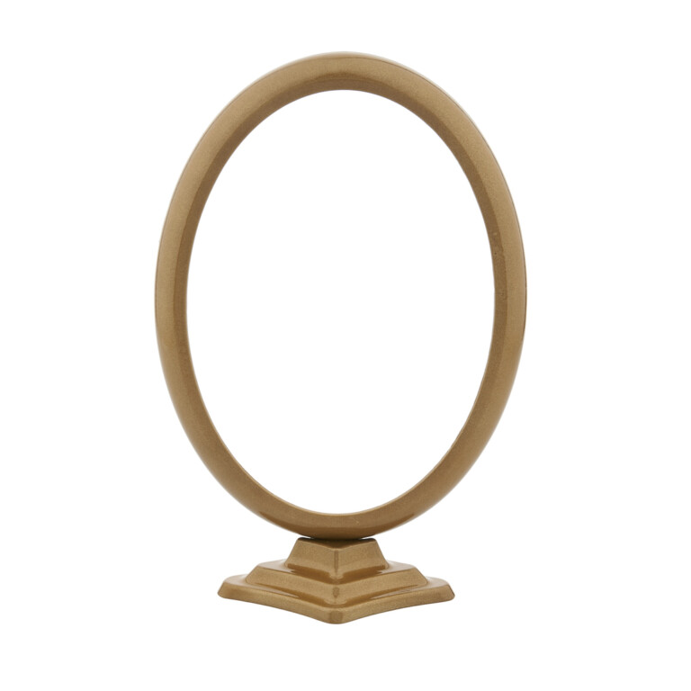 Frame 18 x 24 cm oval vertical with new bronze base