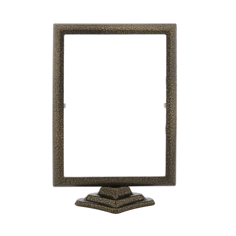 Frame 13 x 18 cm rectangular with gold black base