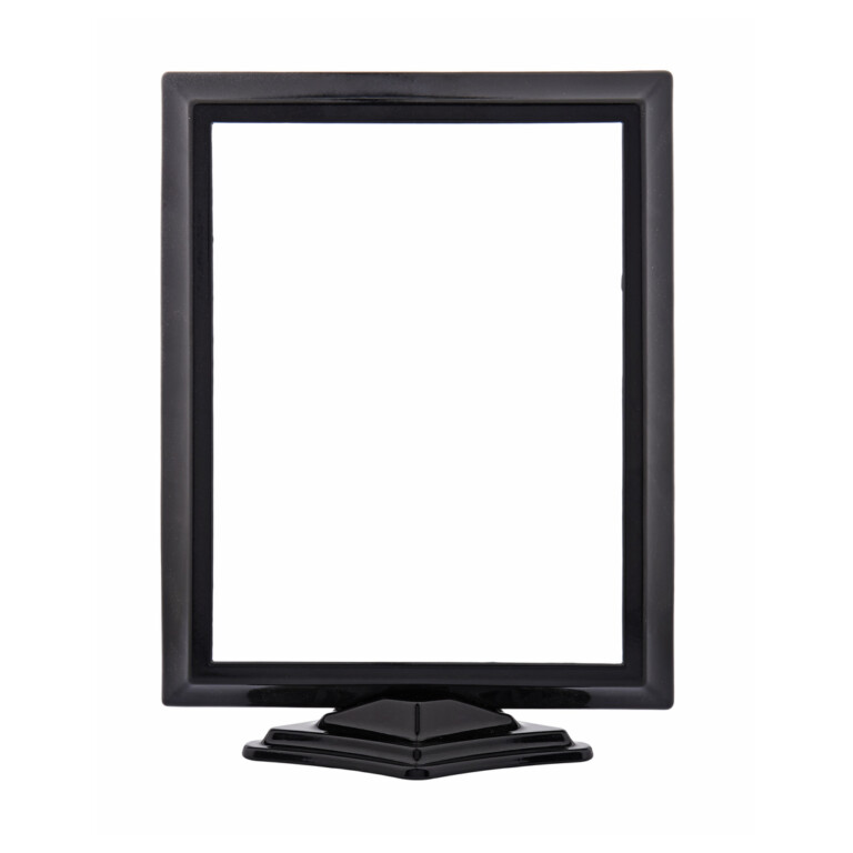 Frame 18 x 24 cm rectangular vertical with black base
