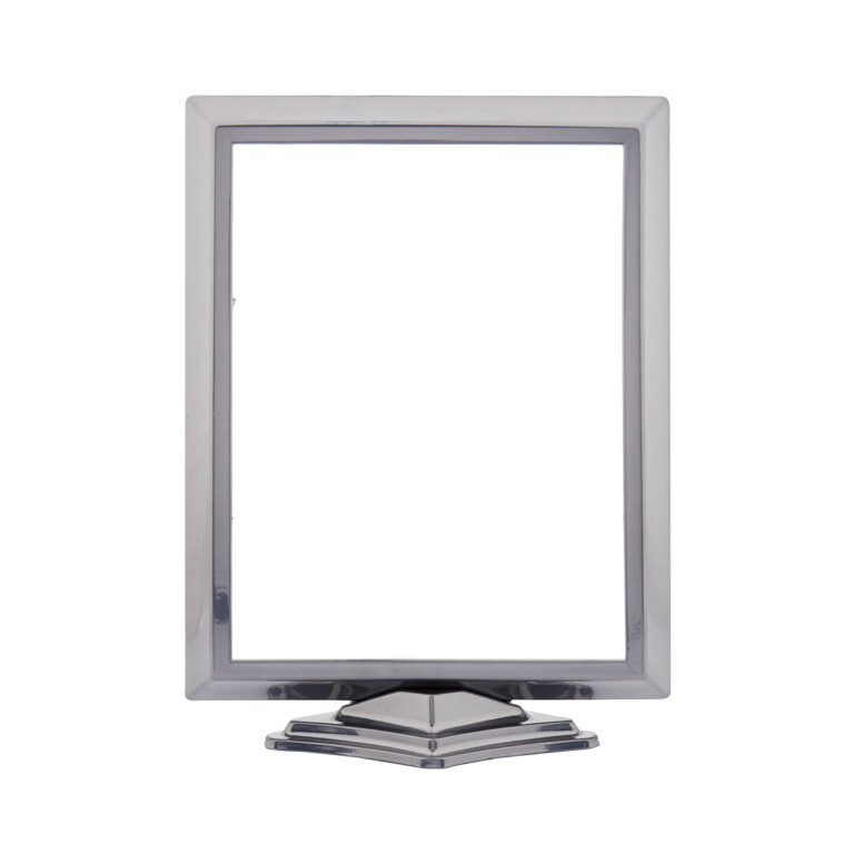 Frame 18 x 24 cm rectangular vertical with nickel base
